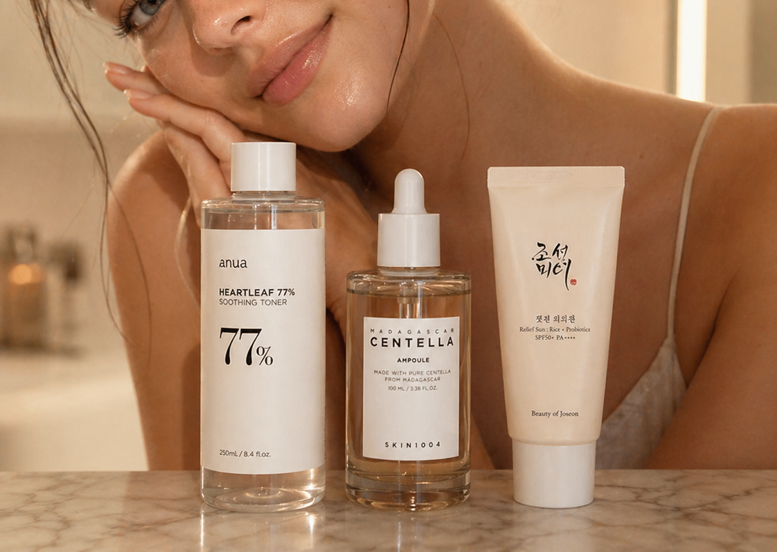 HANAÉ Glow Routine Kit – 3 Step Glass Skin